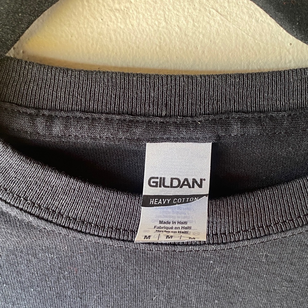 Gildan Black Tee with Colorful Graphic - Picture 2 of 4
